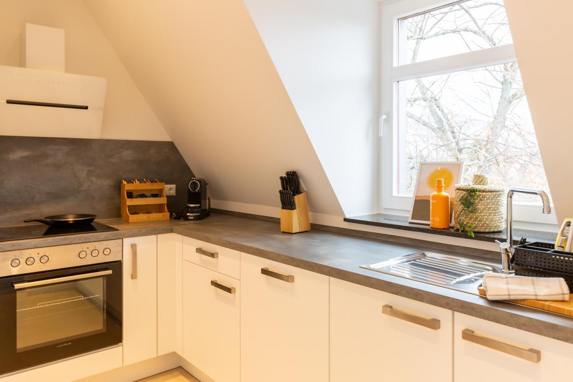 Soulscape Apartments Zwickau Kompakter Loft-Wohnraum Mit Lift Direkt In Die Wohnung, Modern, Zentrumsnah, Gratis Wifi Bagian luar foto