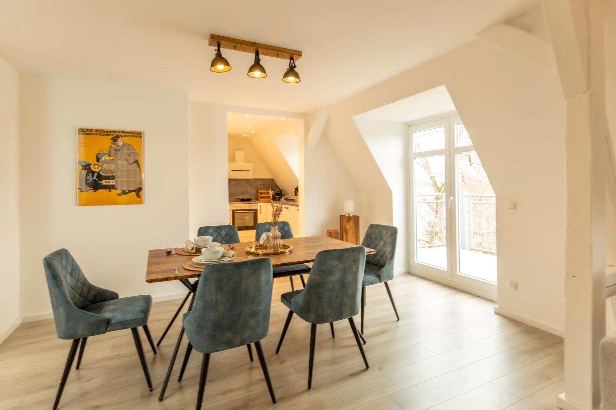 Soulscape Apartments Zwickau Kompakter Loft-Wohnraum Mit Lift Direkt In Die Wohnung, Modern, Zentrumsnah, Gratis Wifi Bagian luar foto